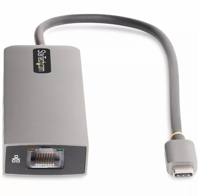 StarTech.com 3-Port USB-C Hub with 2.5 Gb Ethernet and 100W PD Passthrough –
