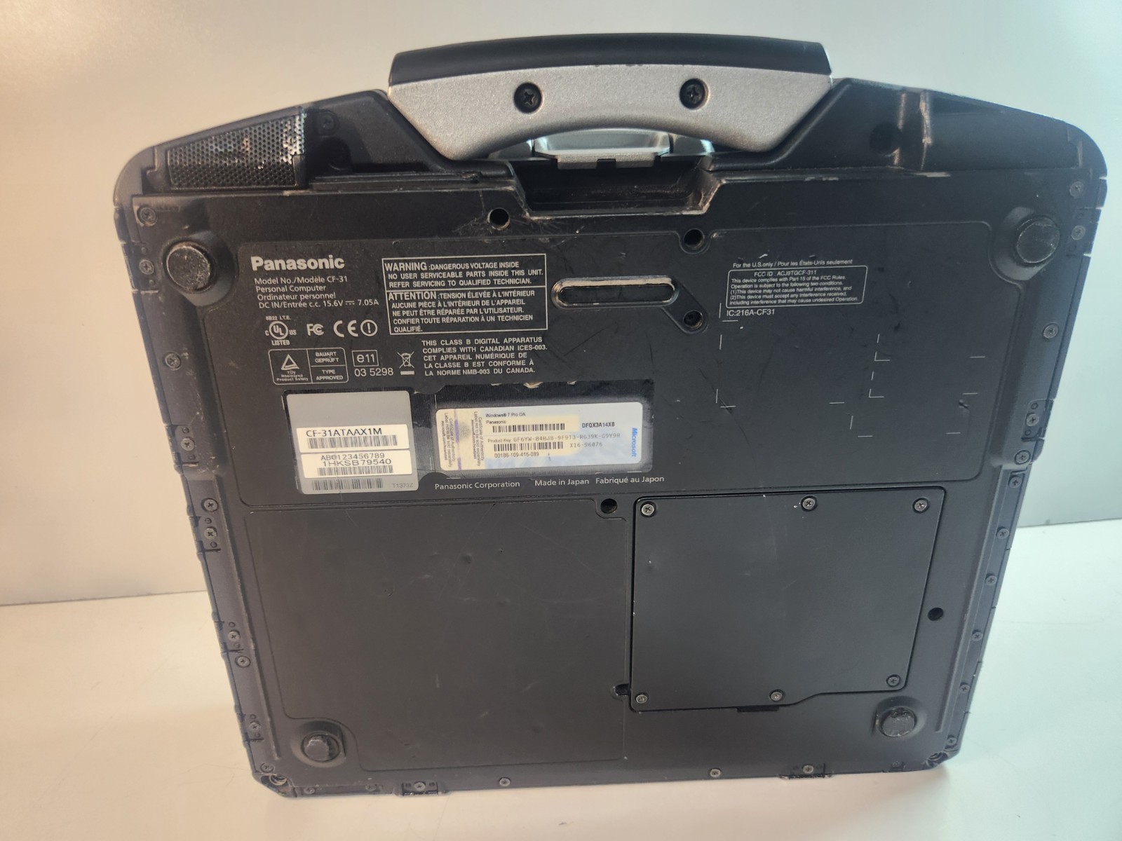 Panasonic toughbook CF-31 MK1 Core i5 2.4ghz 8GB 500GB Backlit Rugged Win7 CF31