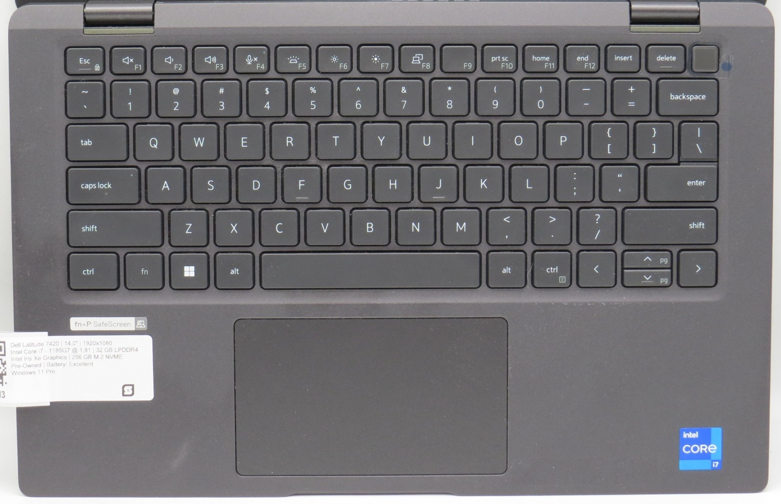 Dell Latitude 7420 i7-1185G7 @ 1.80GHz 32GB DDR4 256GB m2 Win11 Pro