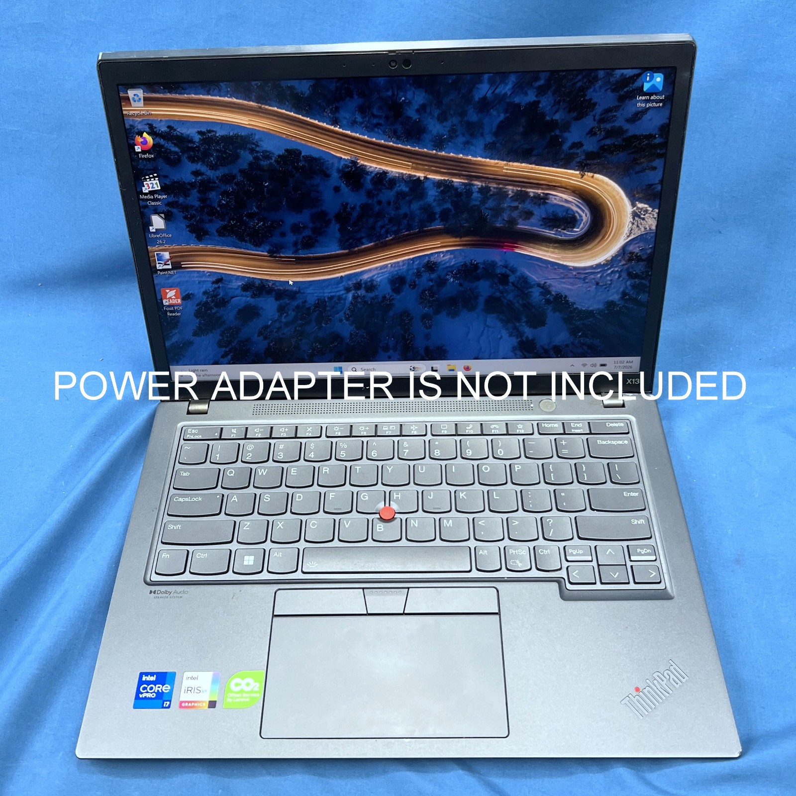 Lenovo ThinkPad X13 Gen 2 Laptop – i7-1185G7, 16GB RAM, 512GB NVMe – Win11