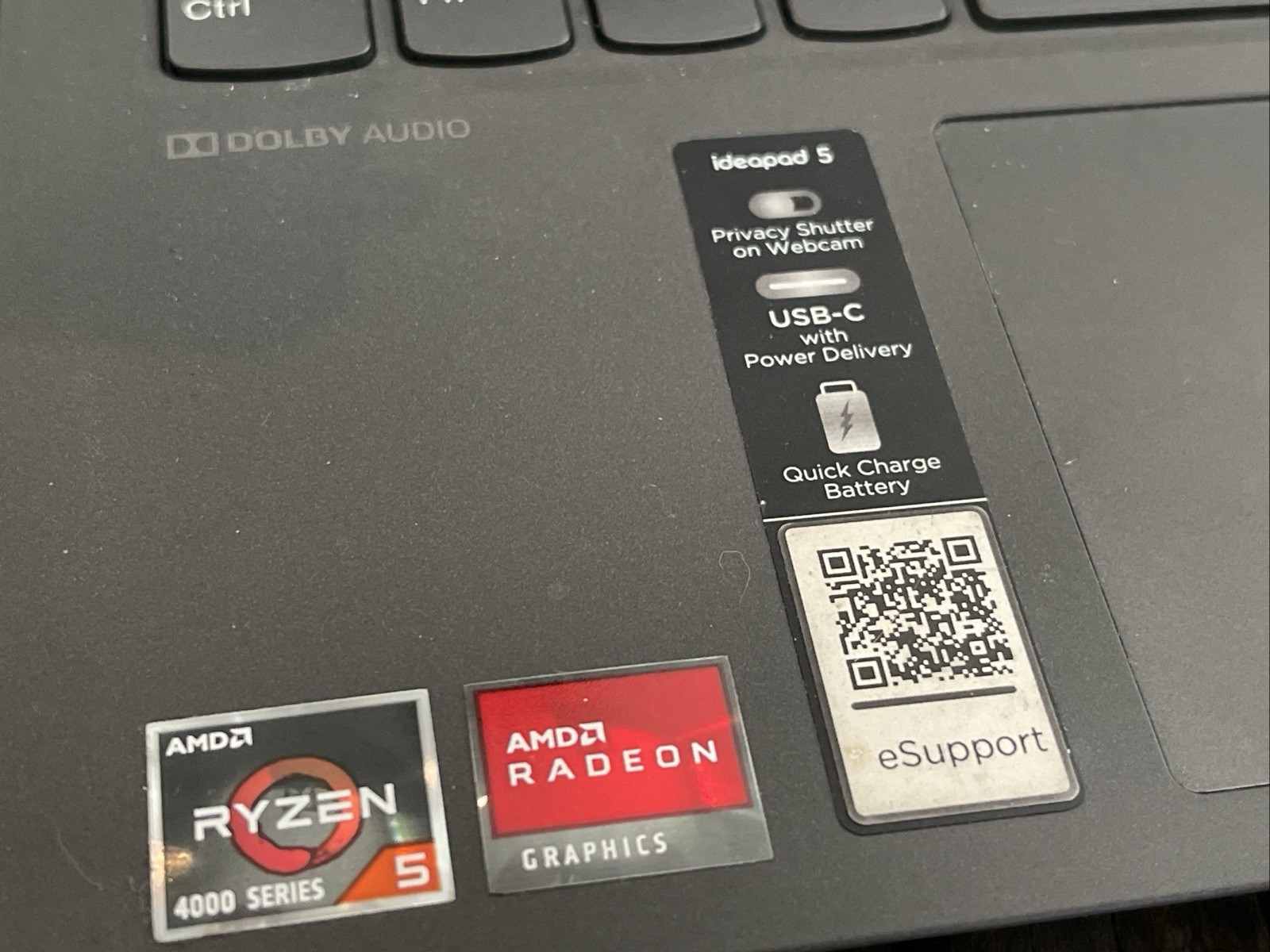 Lenovo IdeaPad 5 Ryzen 5• 8GB RAM• 256GB• Broken Screen + Hinge. Desktop /Repair