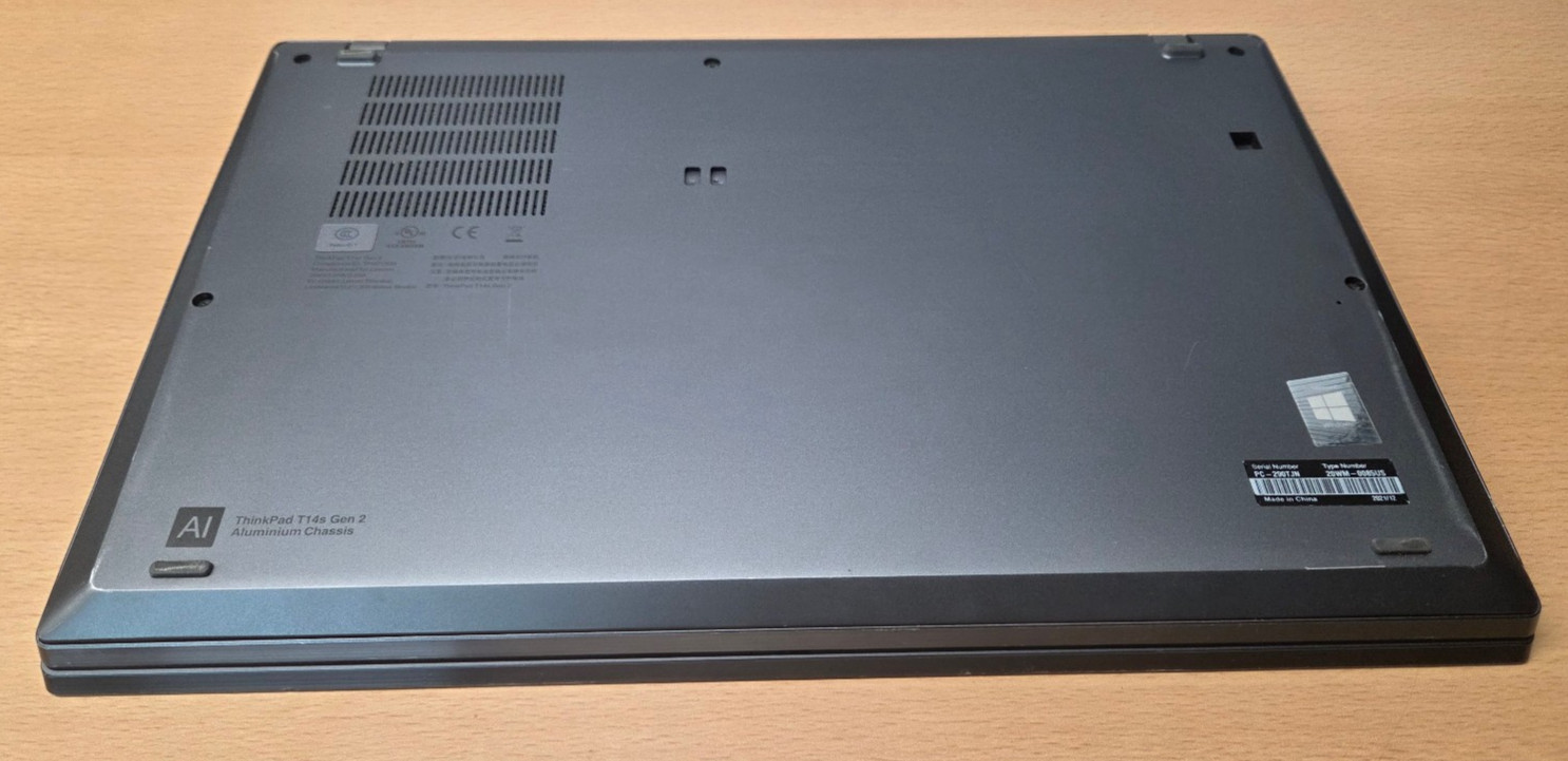 Lenovo ThinkPad T14S Gen2 I5-1135G7 8GRAM 256GSSD WIN11P Iris Xe