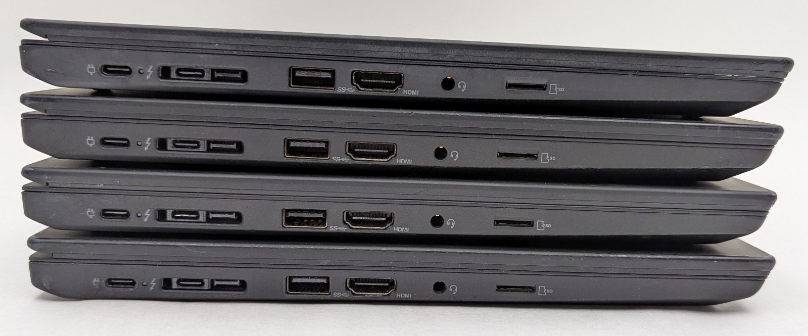 Lot of 4 Lenovo ThinkPad T490 14″ Laptop Intel i5-8365U 1.60GHz 8GB / 16GB RAM