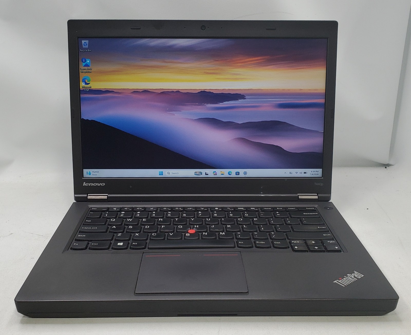 Lenovo ThinkPad T440p Core i5-4200M @ 2.50GHz 4GB RAM 500GB HDD Windows 11 Pro.