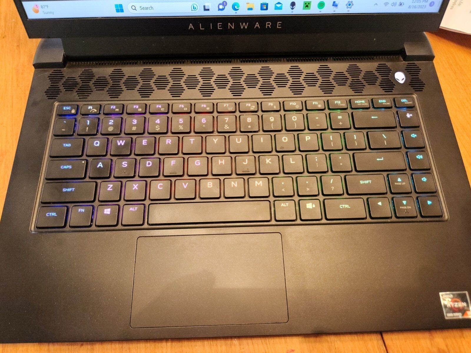 Alienware m15 Rysen Edition R5 Gaming Laptop