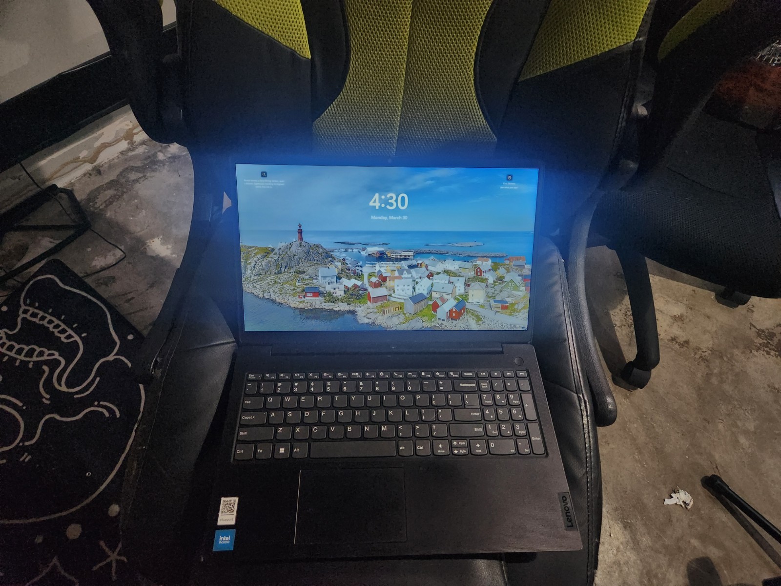 Lenovo Black Notebook Laptop with Intel Core i3 Processor Portable Computer
