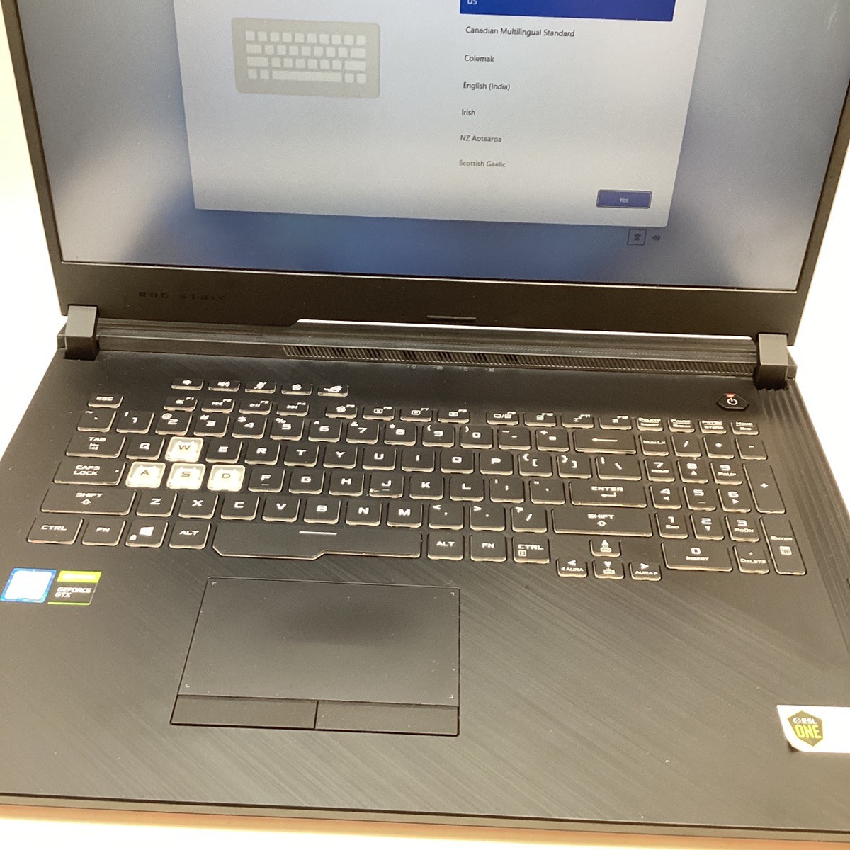Asus ROG Strix GL731GT Gaming Laptop Intel i7 9th Gen & GTX 1650 GPU (GO1069122)