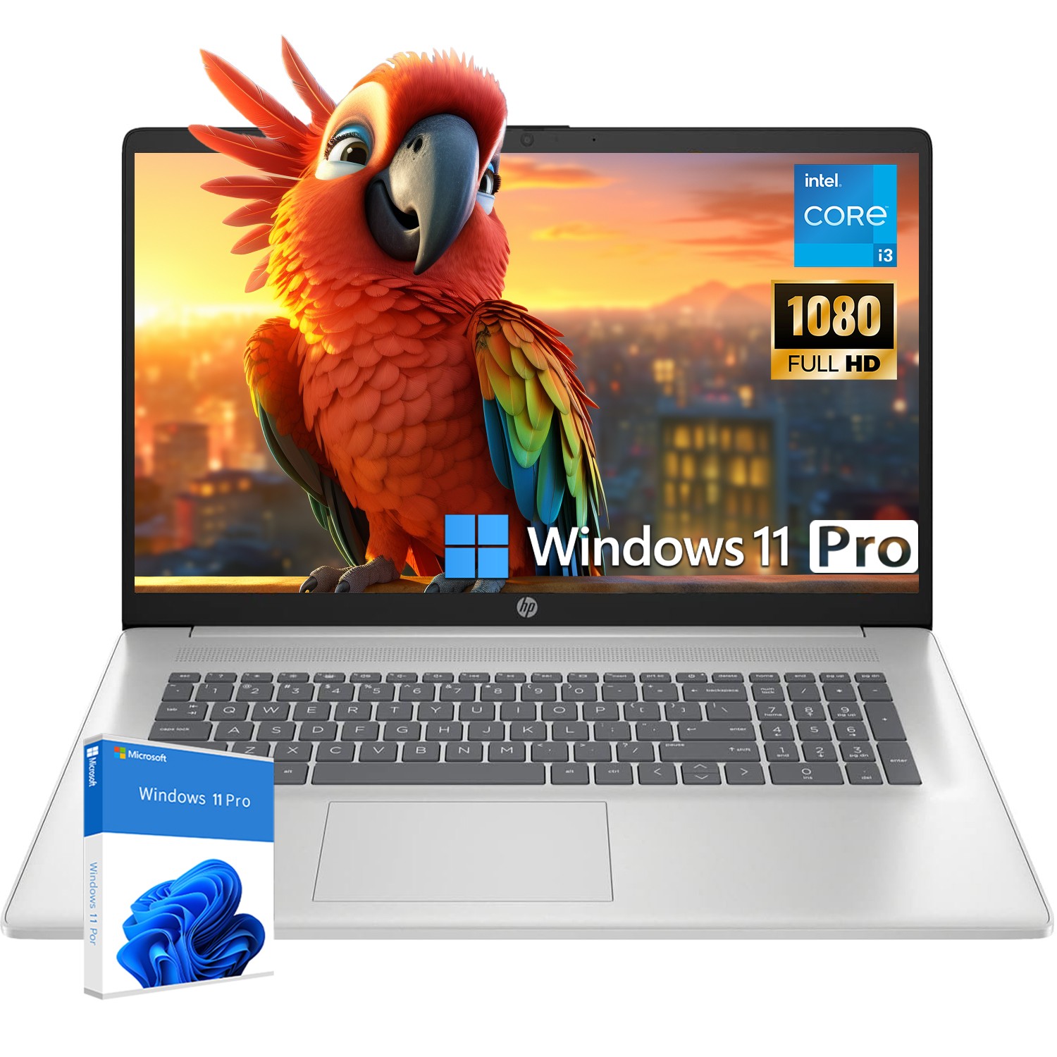 HP 17.3″ HD Business Laptop 60Hz Intel core i3-N305 32GB RAM 1TB Windows 11 Pro