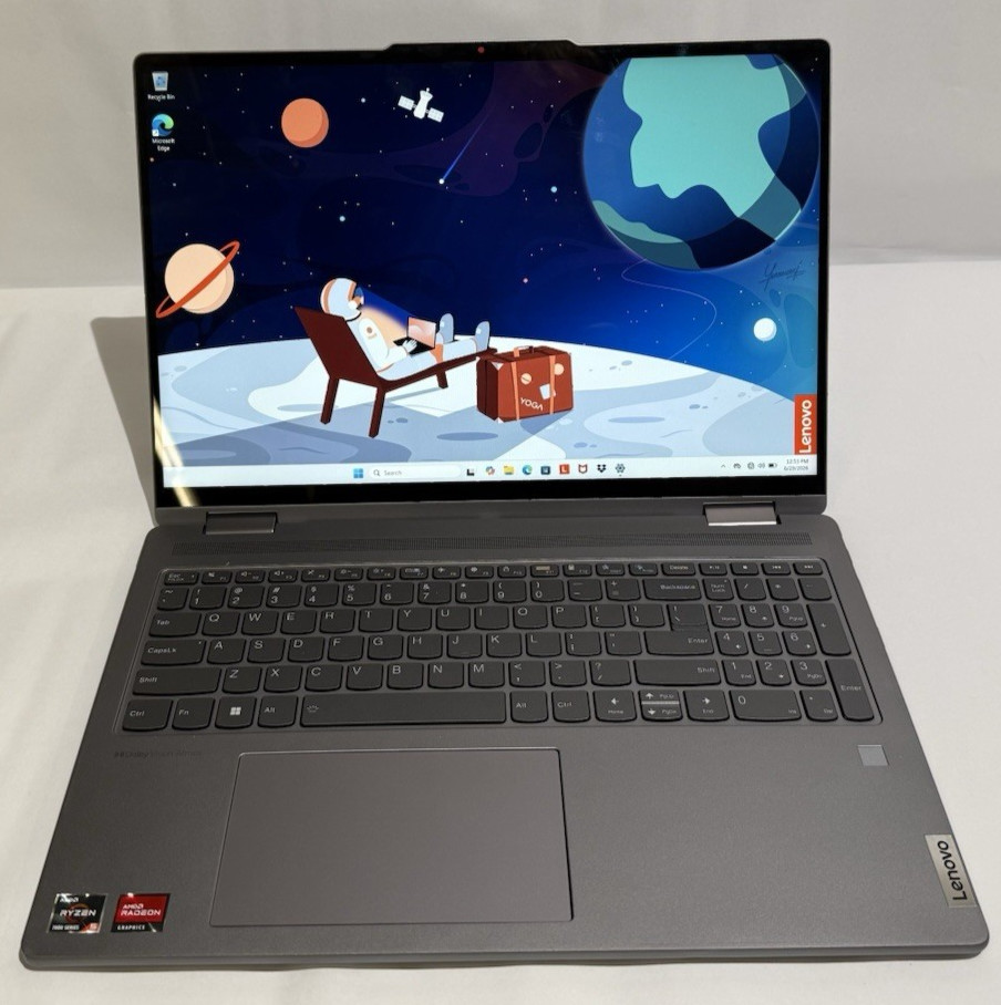 Lenovo Yoga 7 16ARP8 16″ (512GB SSD, Ryzen 5 7535U, 4.50 GHz, 8GB Ram)