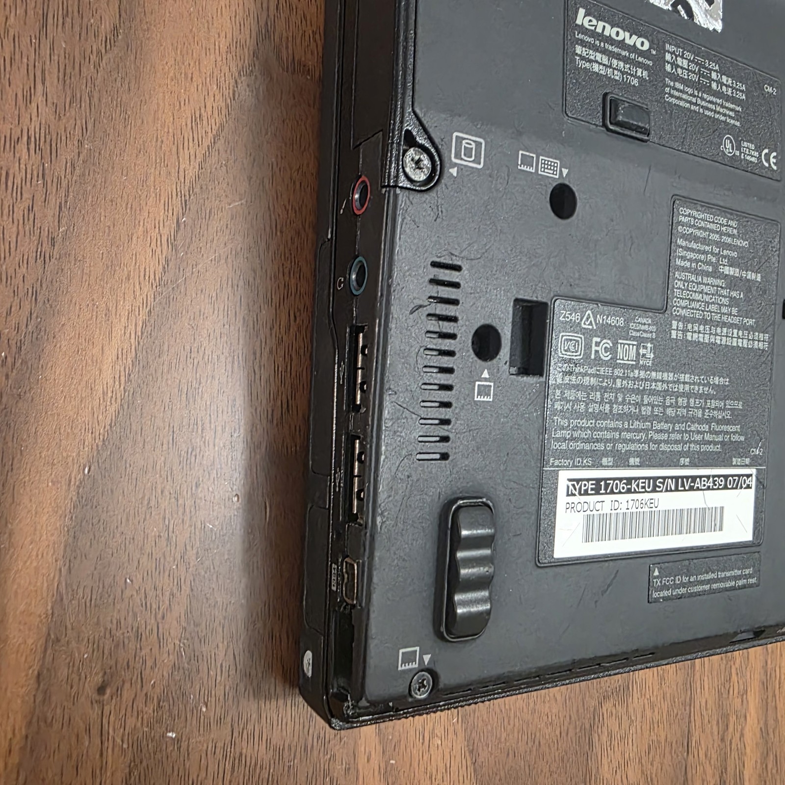 IBM Lenovo ThinkPad X60 12.1″ Laptop Tablet C2Duo T5500 80GB WIN XP
