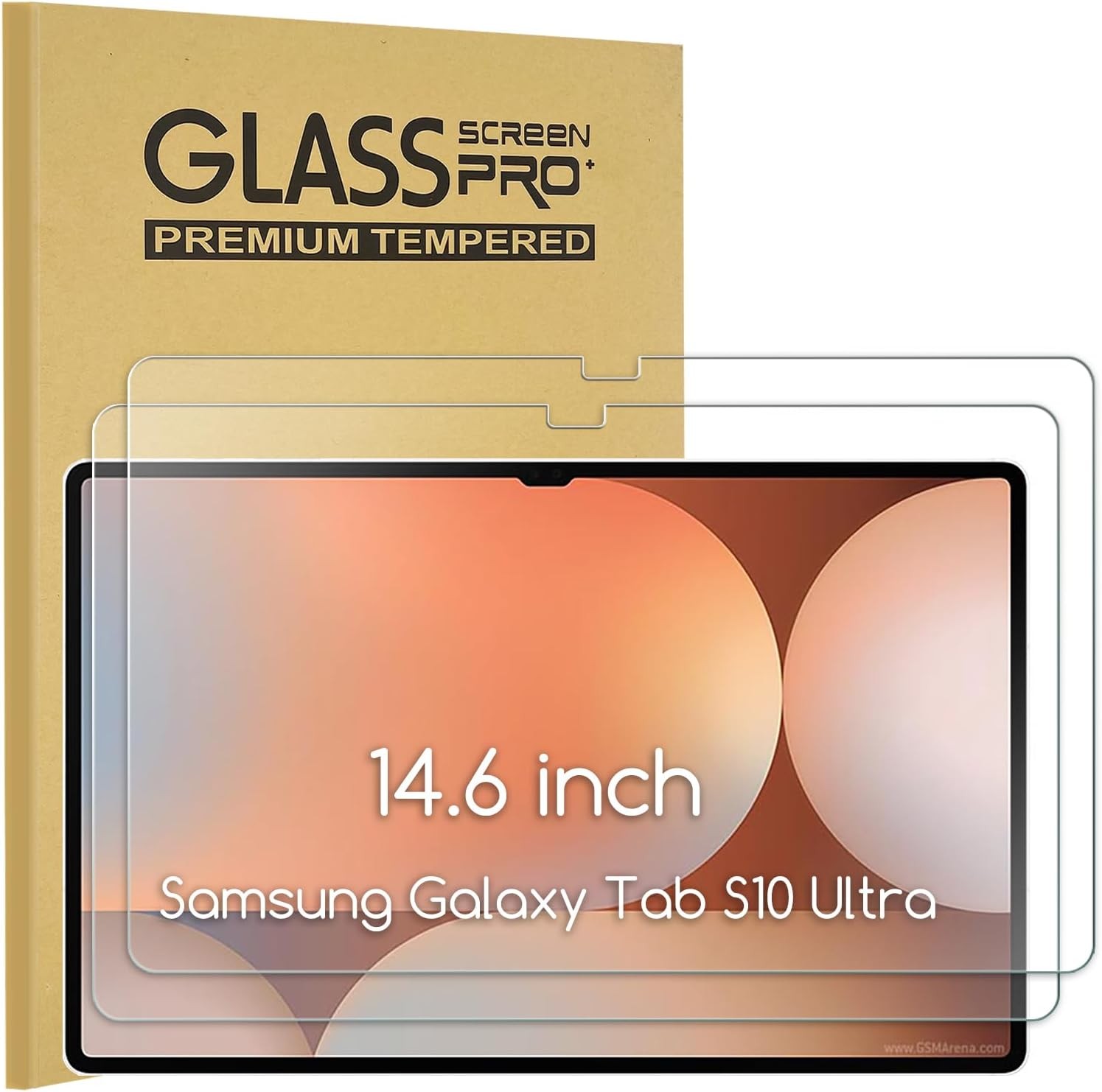 Tempered Glass Screen Protector for Samsung Galaxy Tab S11 Ultra/S10 Ultra/S9 Ul