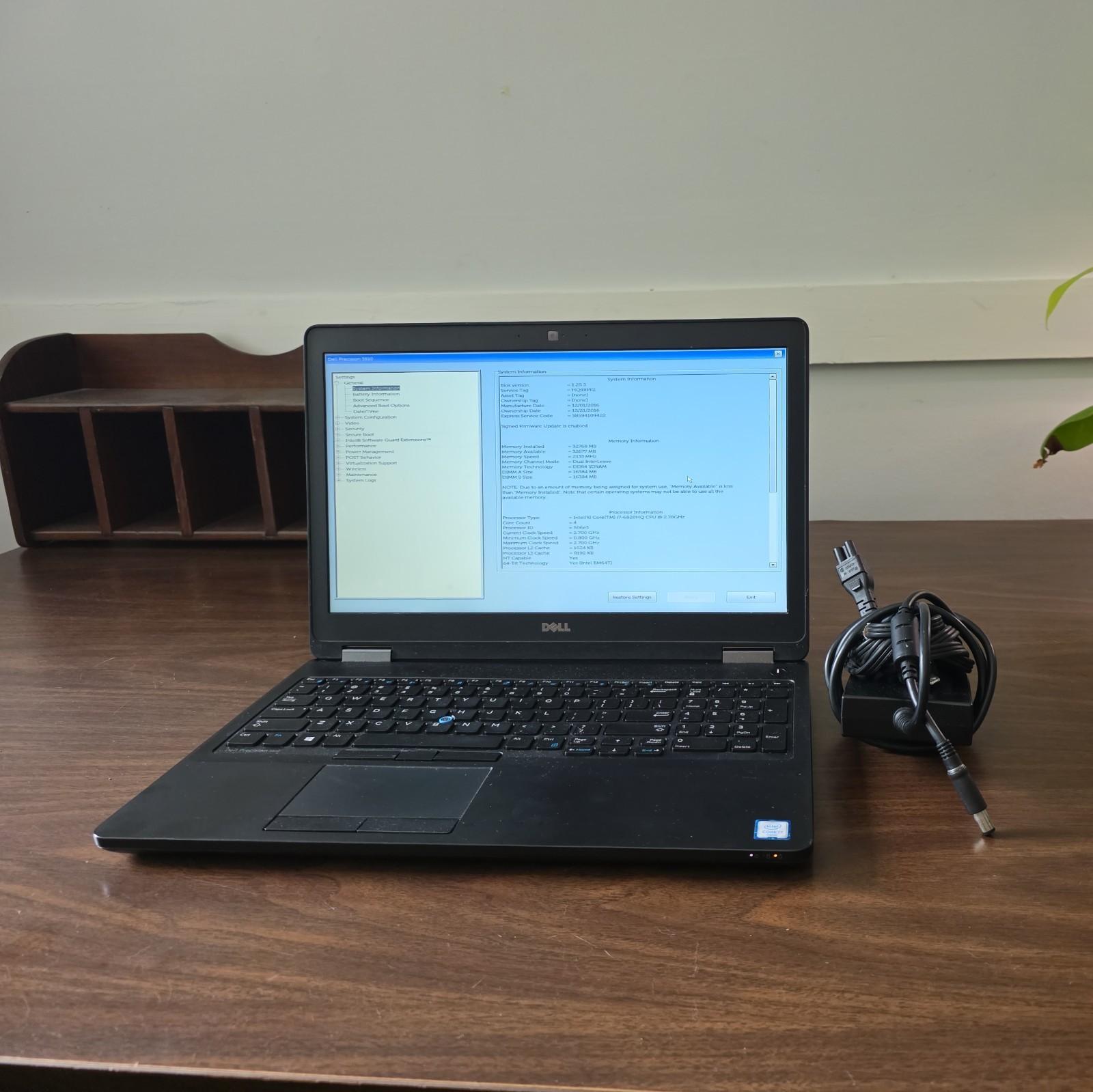 Dell Precision 3510 15.6 inch (1TB, Intel Core i7 6th Gen., 2.70GHz, 32GB)….