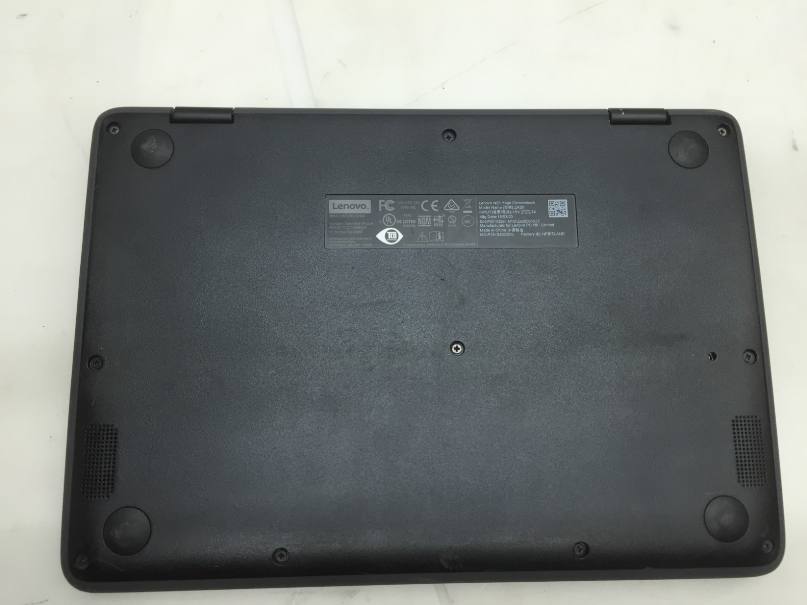 Lenovo N23 Yoga Touchscreen Chromebook 11.6″ 4GB 32gb SSD **See Description**
