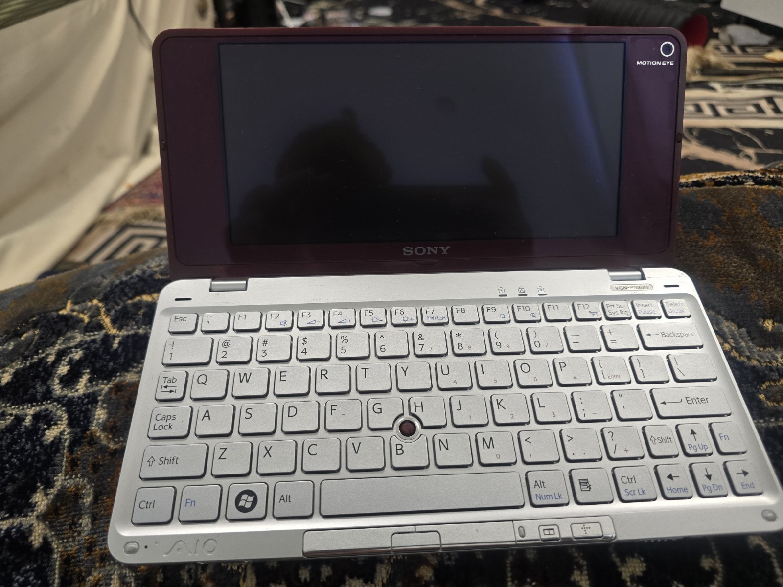 ​Sony VAIO P-Series VGN-P530H Lifestyle PC – Garnet Red – Rare UMPC / Pocket PC