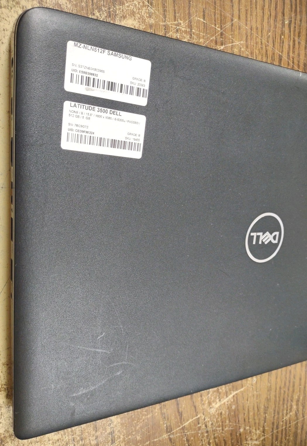 Dell Latitude 3500 Laptop W/ i5-8265U, 8GB, 512GB.