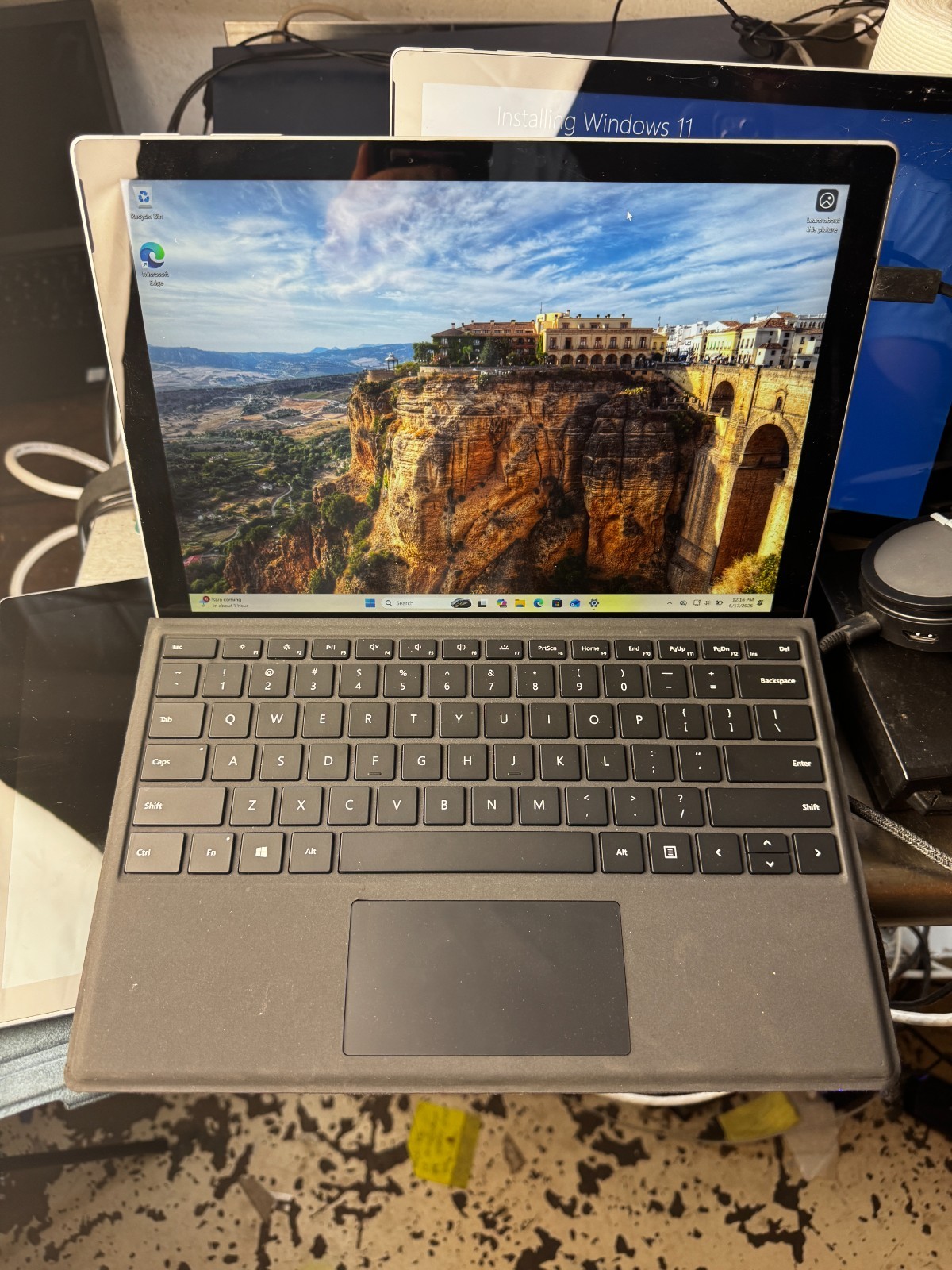 Microsoft Surface Pro 7 Core I5-1035G4 128GB SSD 8GB RAM Laptop #6415
