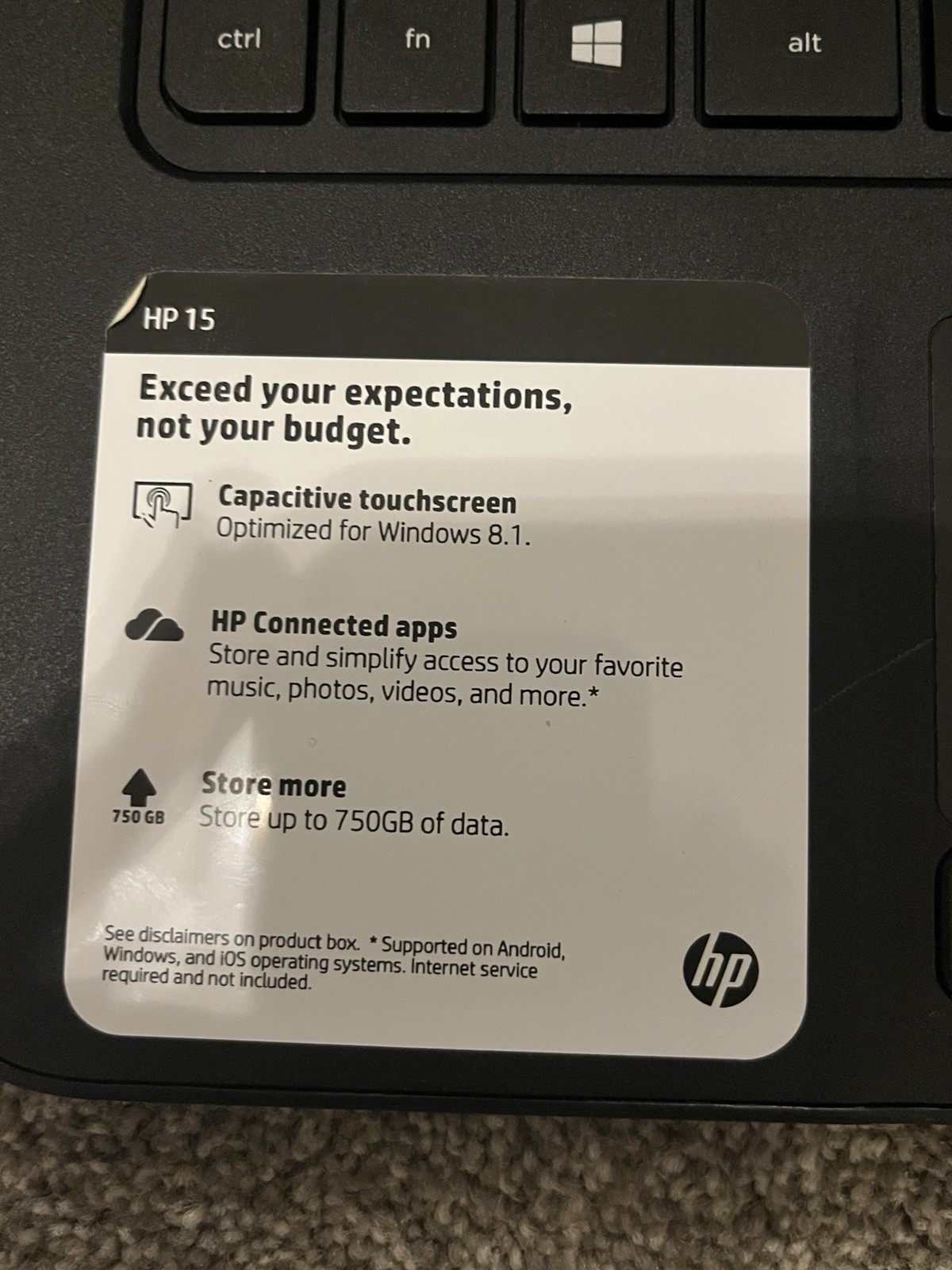 HP Pavillion Laptop Win 8.1 TPN-Q132
