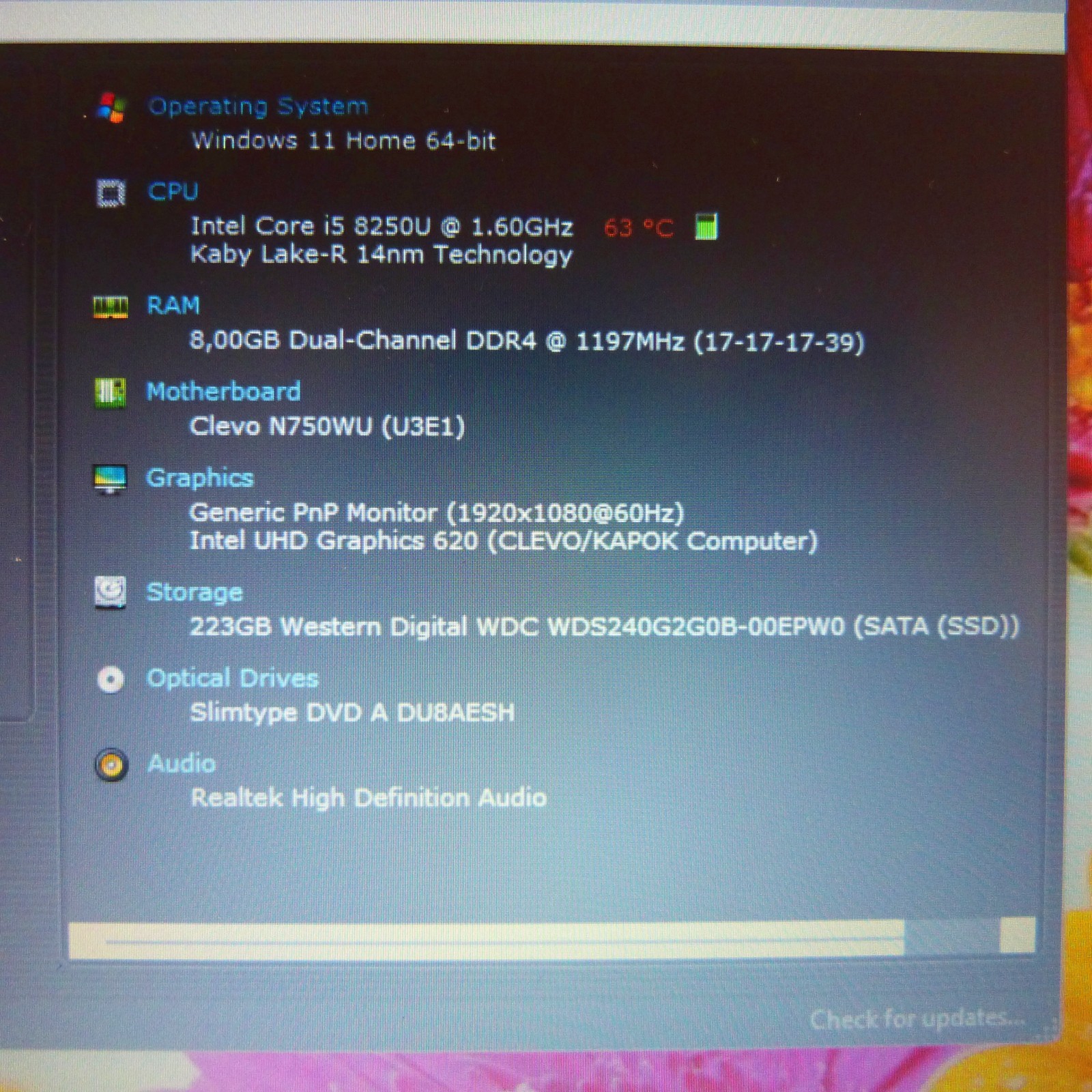 Terra 1515 15″ FULLHD Multimedia l SSD Windows 11 l 8GEN Core i5 USBC HDMI