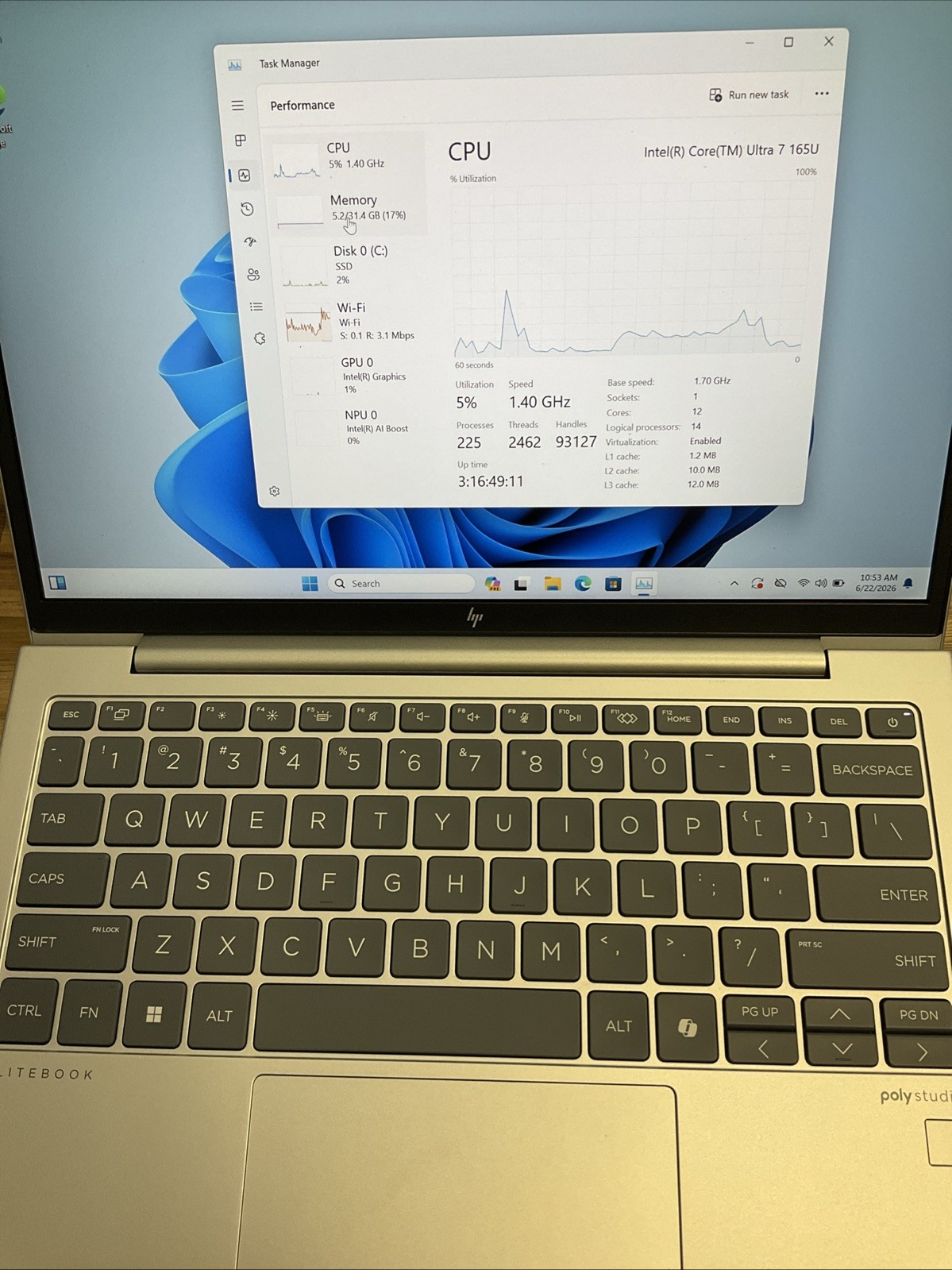 HP EliteBook 630 G11 13.3″ Touch Intel Core Ultra 7 165U 32GB 512GB W11P
