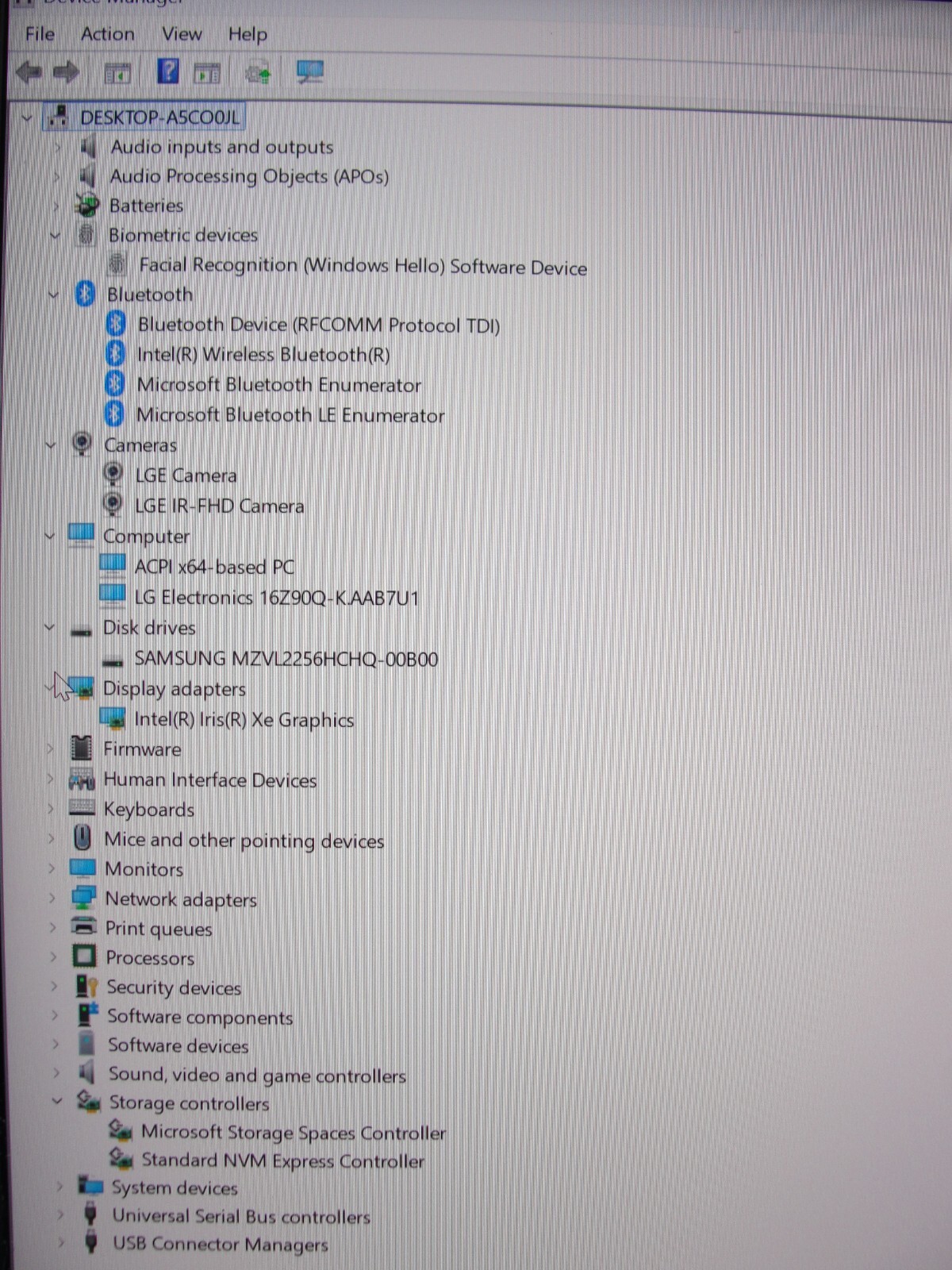 LG Gram 16Z90Q 16”WQXGA Intel Core i7-1260P 2.1GHz 16GB SSD Reset 256GB Charger