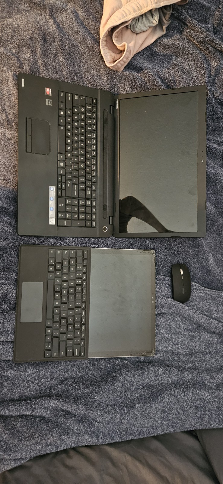 Toshiba Satellite C75D Laptop + Microsoft Surface 3 Tablet Keyboard Mouse Lot