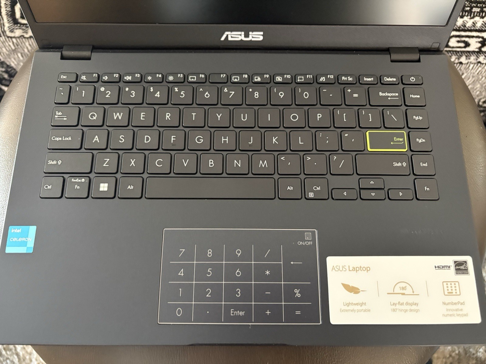 Asus Laptop 14-inch FHD Display, Intel Pentium Silver N6000, 4GB Ram, 64GB eMMC