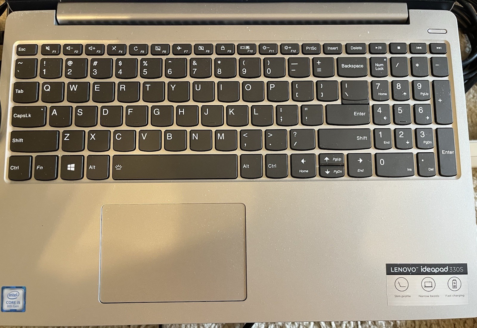 Nice Lenovo Ideapad 330S-15IKB Intel i5-8250U 1.60GHz 8GB RAM 128GB SSD 15.6″