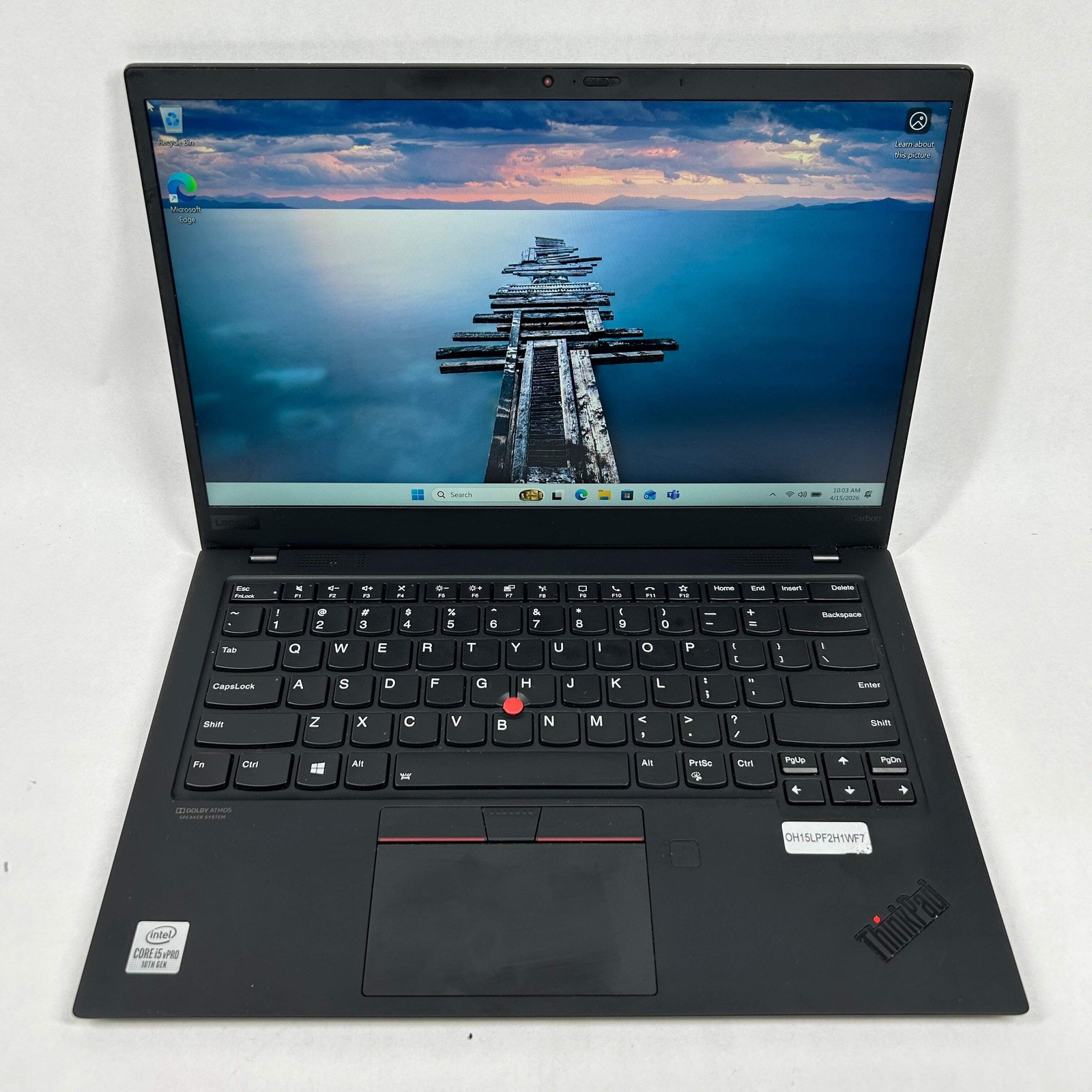 Lenovo ThinkPad X1 Carbon Gen 8 13.3″ i5-10310U 2.2GHz 8GB RAM 256GB SSD