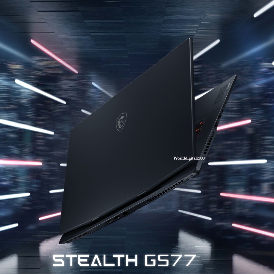 MSI Stealth GS77 12th-i7 17.3″ QHD 240Hz 32G 1TB Geforce RTX 3070 Ti 8G RGB Key.