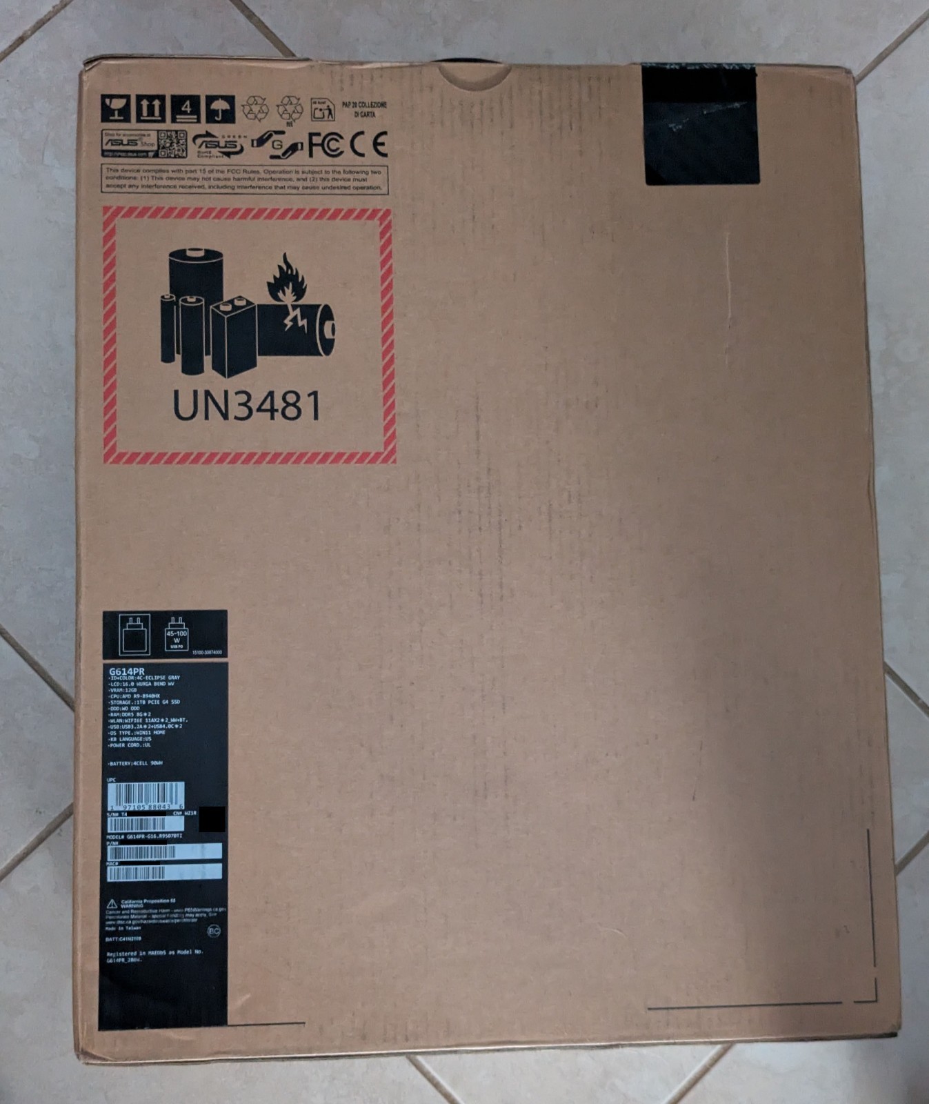 ASUS ROG Strix G16 (G614PR) Brand New Sealed – Ryzen 9, RTX 5070 Ti, 1TB SSD