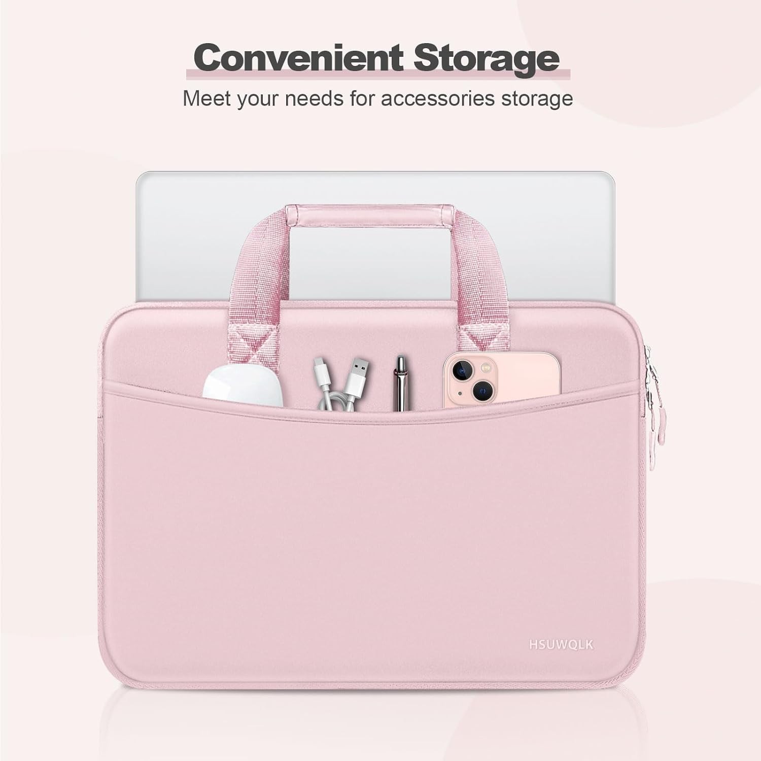 Laptop Case 13.3 inch for MacBook Neo 13/Air 13 13.6/Pro 13/Pro 14, Pink