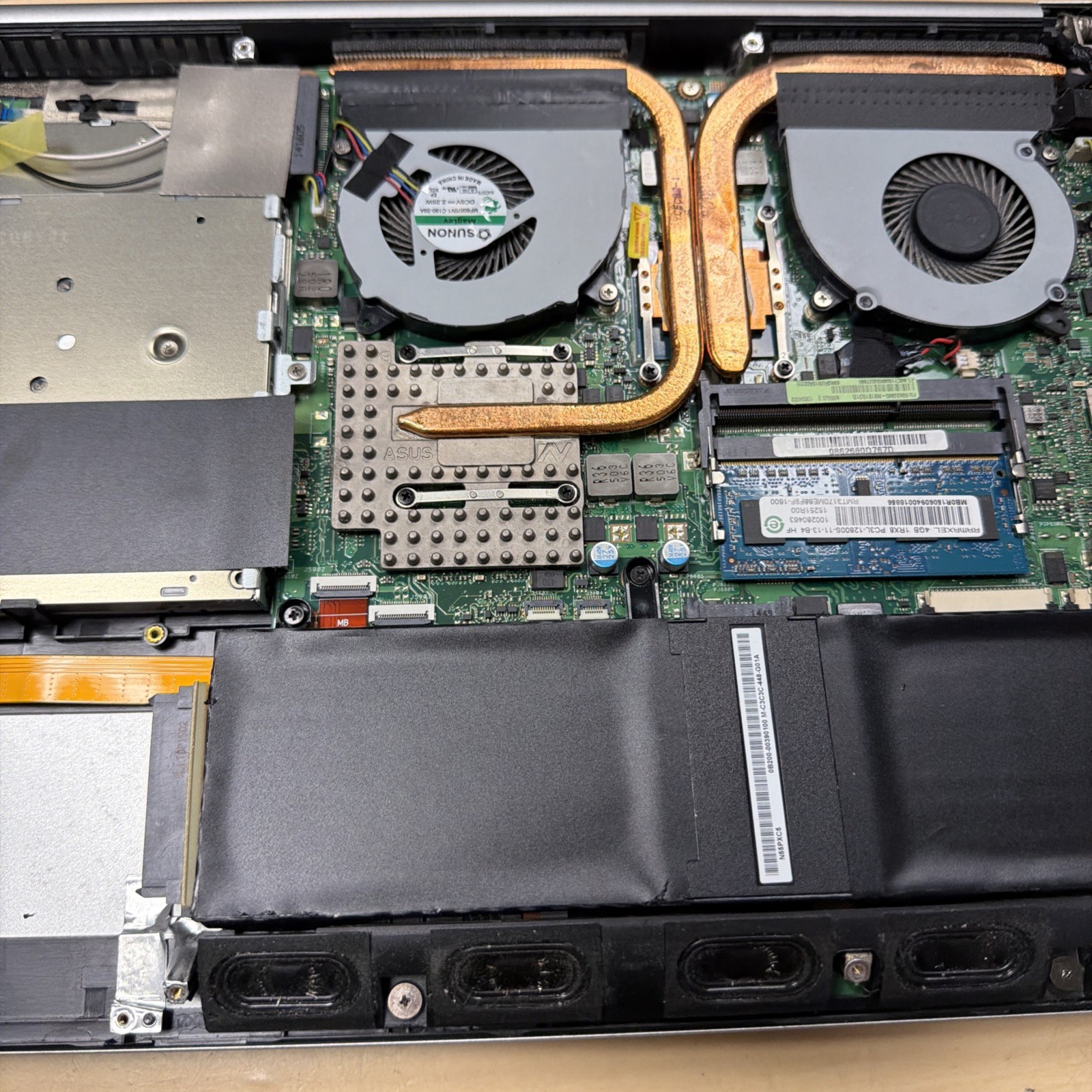*For Parts ASUS N550J i7-4720HQ NVIDIA 950M 4GB RAM NO HD/OS