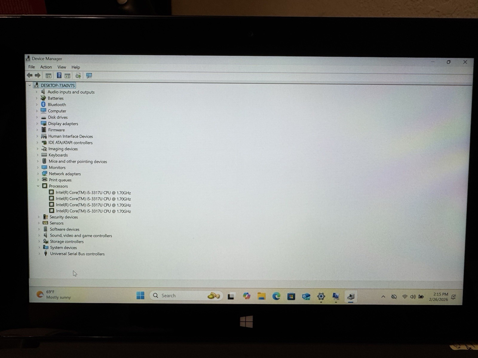 Microsoft Surface 1 i5-3317u 4GB RAM 128GB SSD Win 11 Pro Extras