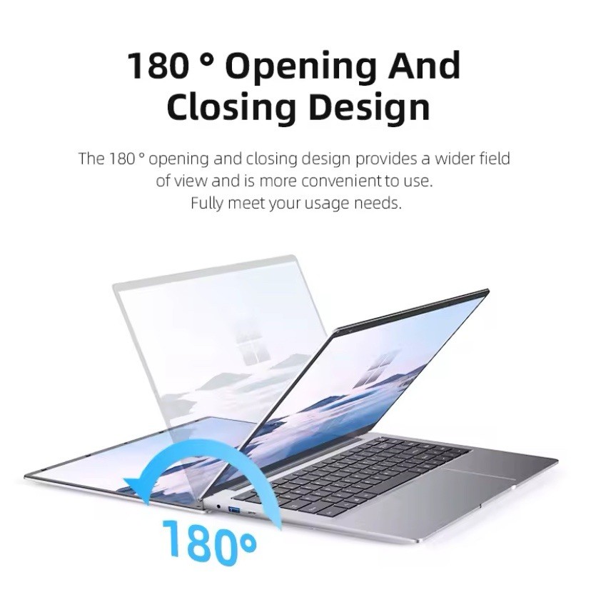 14.1” Ultra Slim Windows 11 Pro Laptop Computer Intel 12GB RAM 1TB 1080P HD