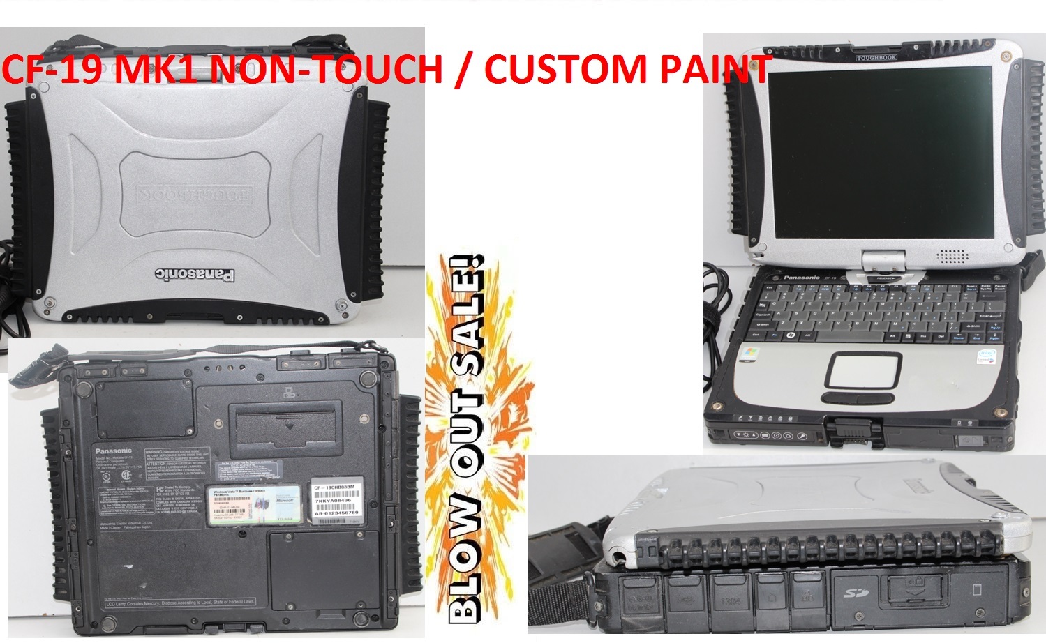 Panasonic Toughbook CF-19 BT/YFI /NOTOUCH(250GB,*Core Duo,*1.06GHz**2.5GB)*WIN 7