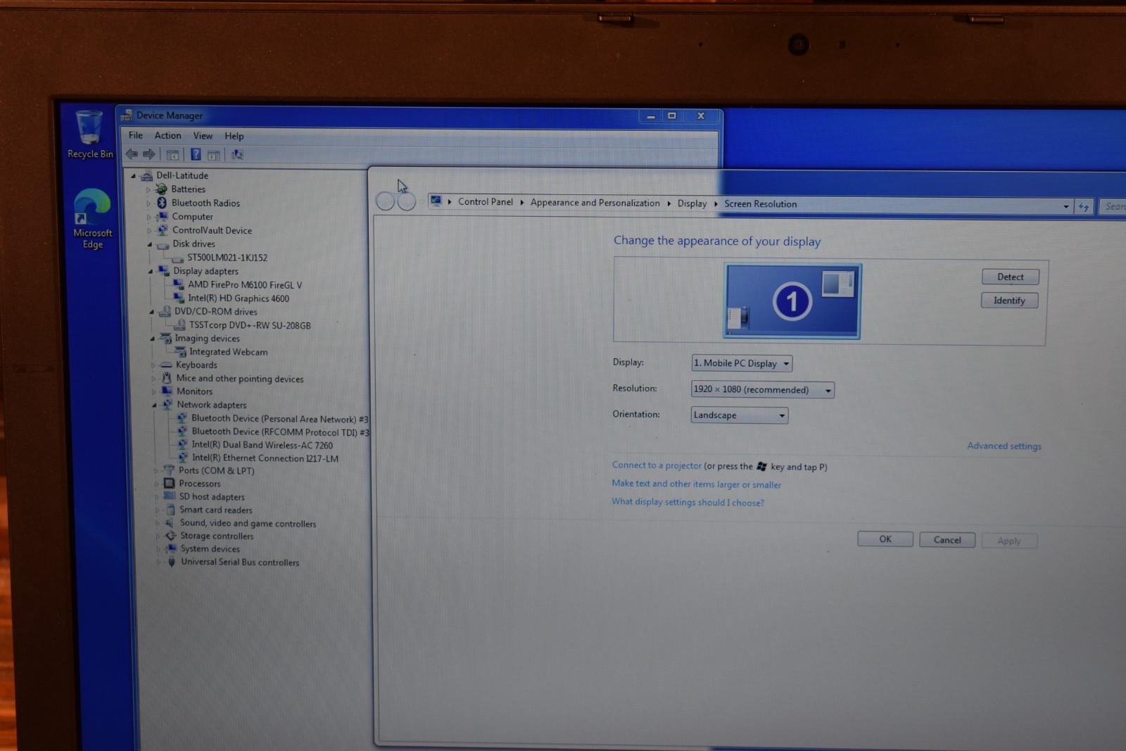 Dell Precision M6800 17″ Quad Core i5-4210M 500GB HDD Windows 7 32-bit DVD-RW