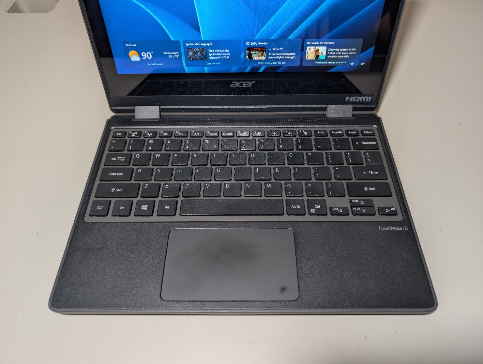 ACER TRAVELMATE SPIN 2-in-1 Touchscreen | CELERON N4020 4GB RAM 64GB SSD