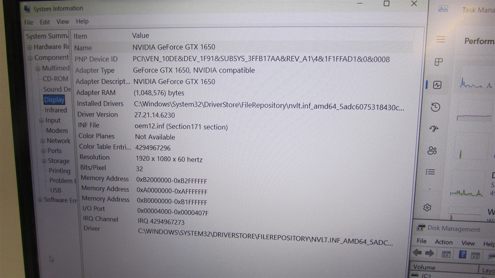 Lenovo Legion Y540 i7-9750H 2.6GHz 16GB RAM 512GB NVME 1TB SSD 15.6″ W11H LIQDMG