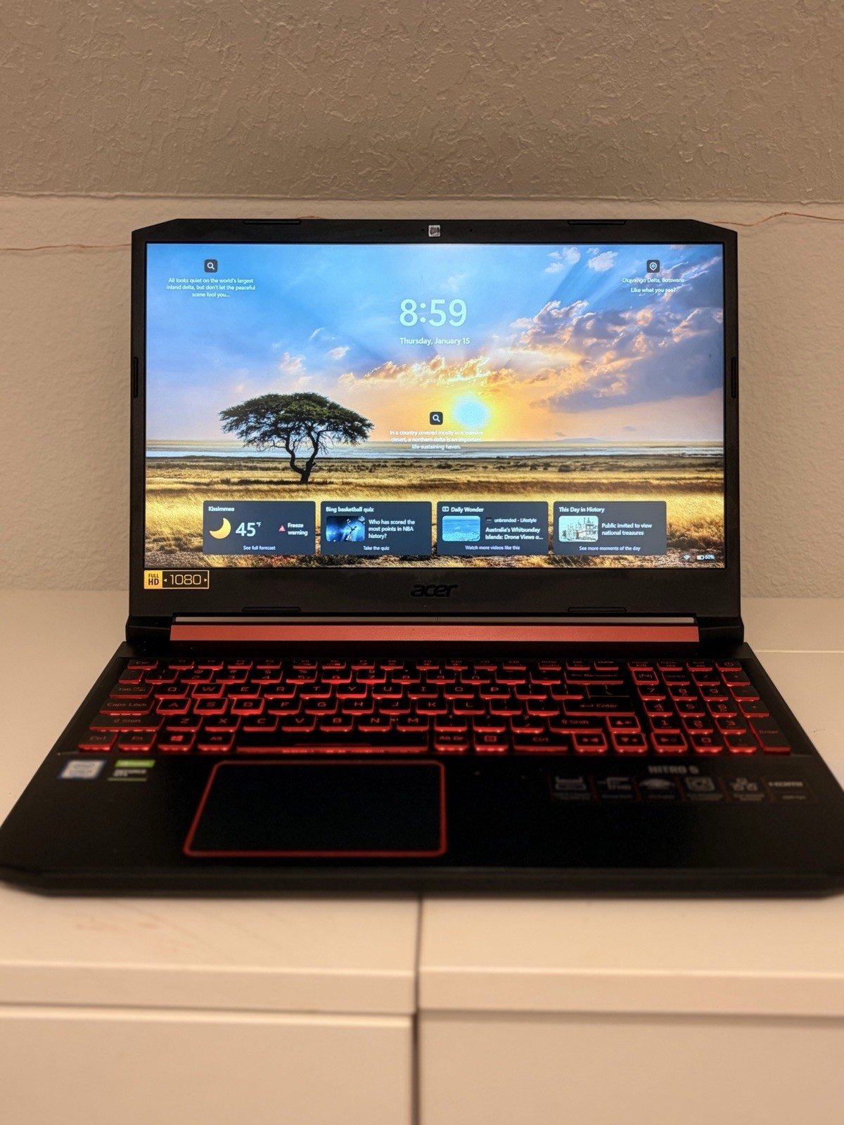 Acer Nitro 5 AN515-55-53AG 15.6″ i5-10300H 8GB RAM 256GB SSD GeForce GTX 1650