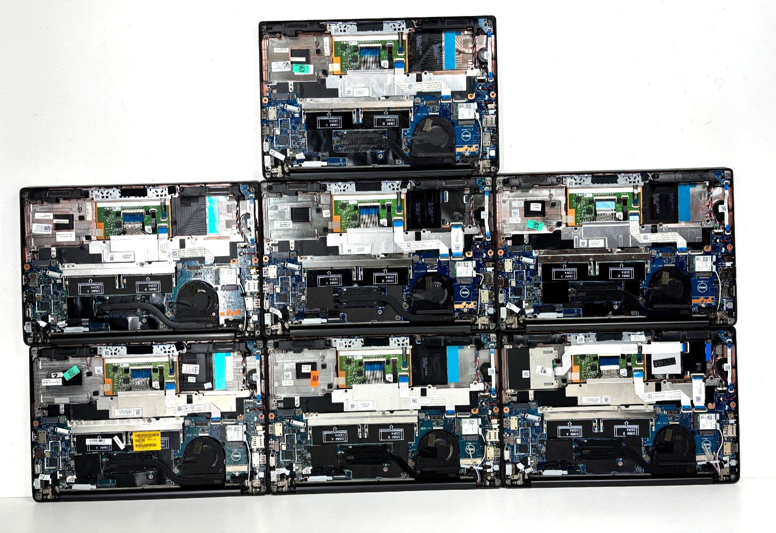 Lot (7) Dell Latitude 7400 14″ i7-8665U, 1.90GHz, NO HDD NO RAM NO BATTERY PARTS