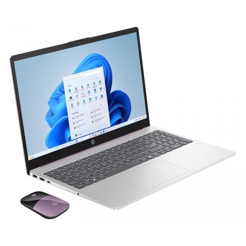 HP 15.6 HD Laptop Intel N100 4GB RAM 128GB UFS Winter Lavender+Mouse+1 Year M365