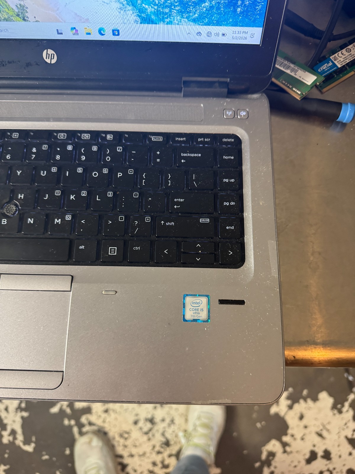 HP ProBook 640 G3 Core I5-7300 128GB SSD 8GB RAM Laptop *Read #5532
