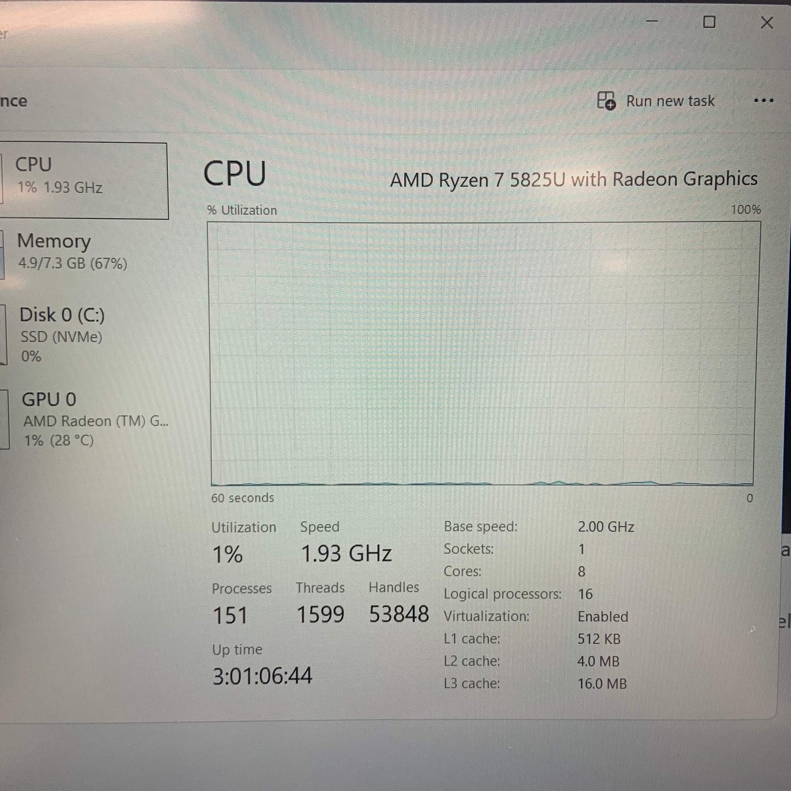 HP Pavilion 15-FC0237NR 15.6″ Ryzen 7 5825U 2.0GHz 8GB RAM 512GB SSD