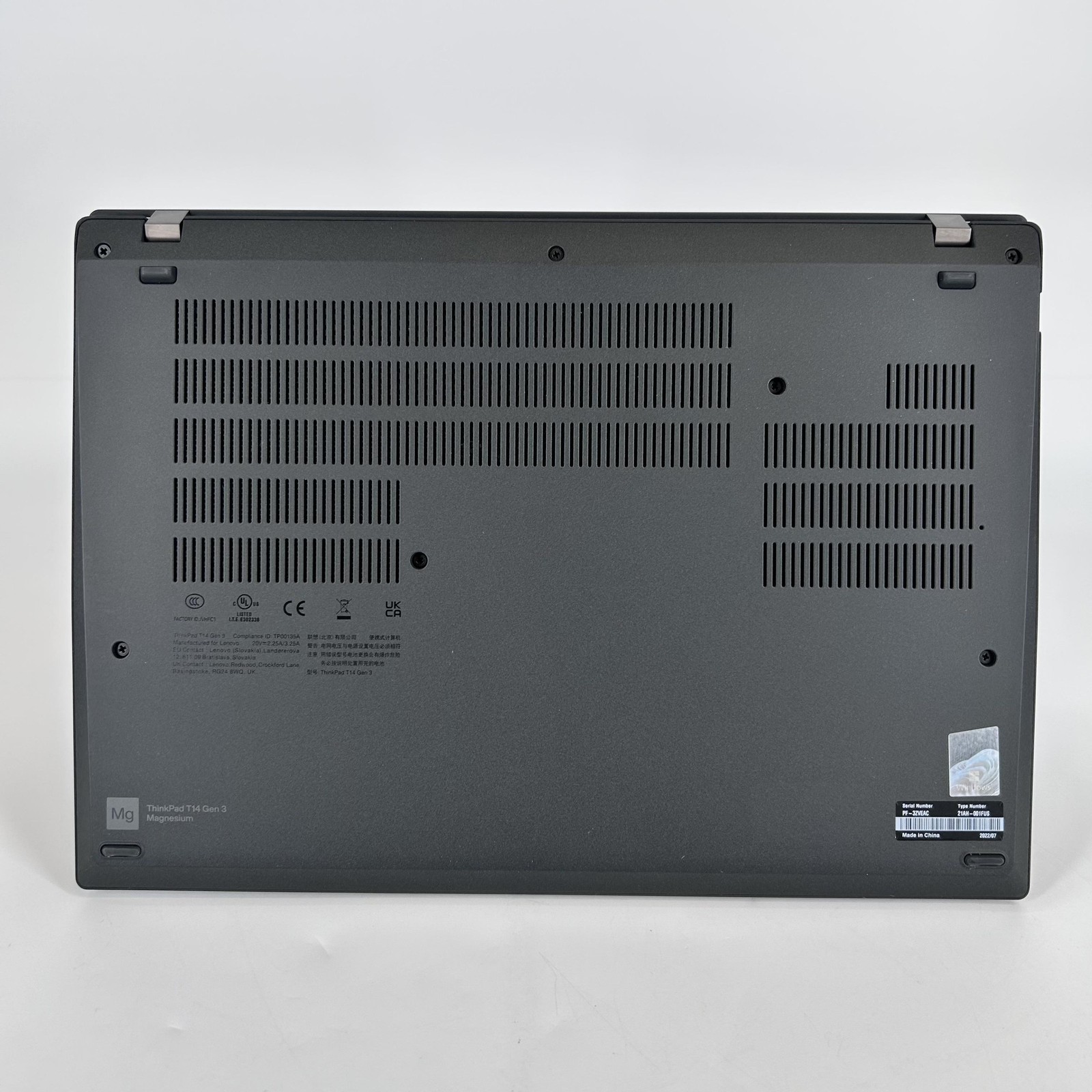 Lenovo ThinkPad T14 Gen 3 FHD+ TOUCH 1.7 GHz i5-1250P 16GB 256GB SSD Excellent
