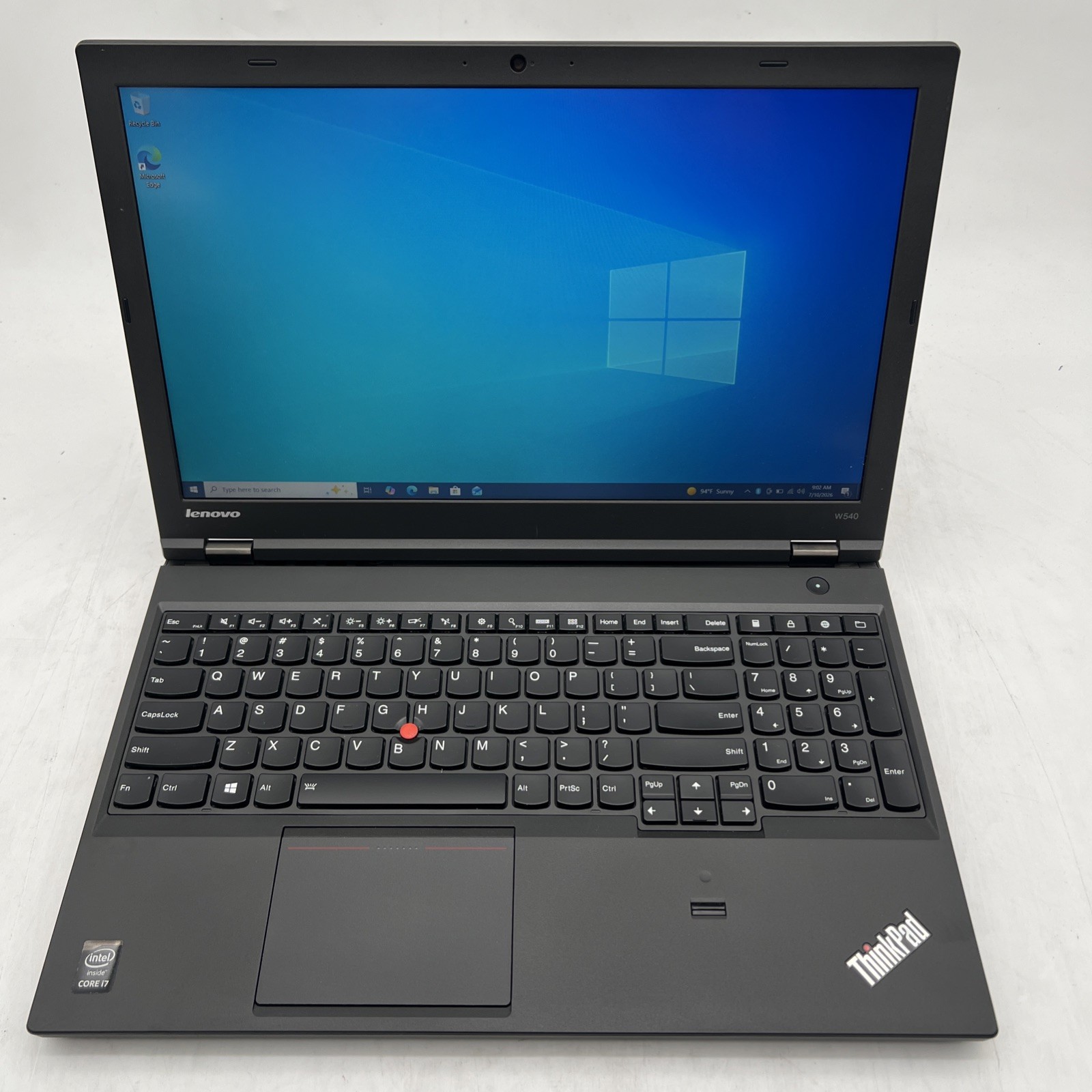 Lenovo Thinkpad W540 I7 4700MQ 2.4GHz 16GB RAM Quadro K1100M 500GB SSD Win10P