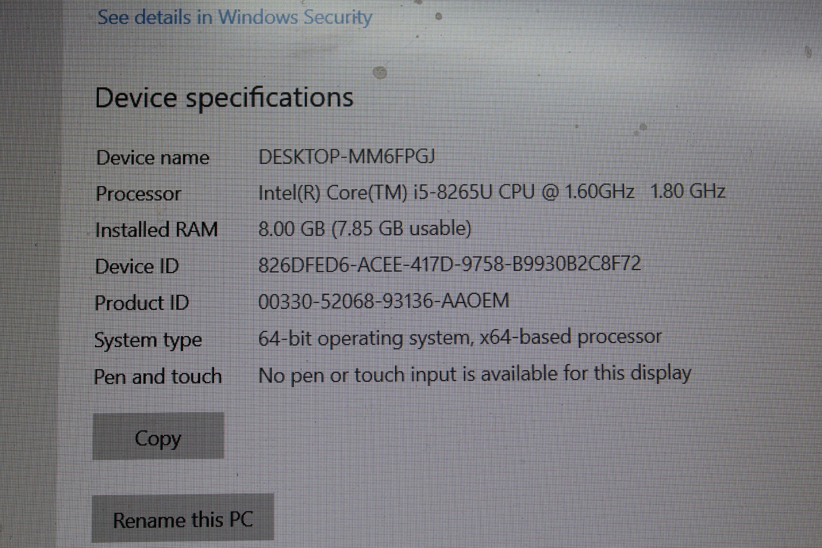 Lenovo ThinkPad E590 15.6″ (i5-8265u – 8GB RAM – 1TB Storage- Win10Pro) *USED*