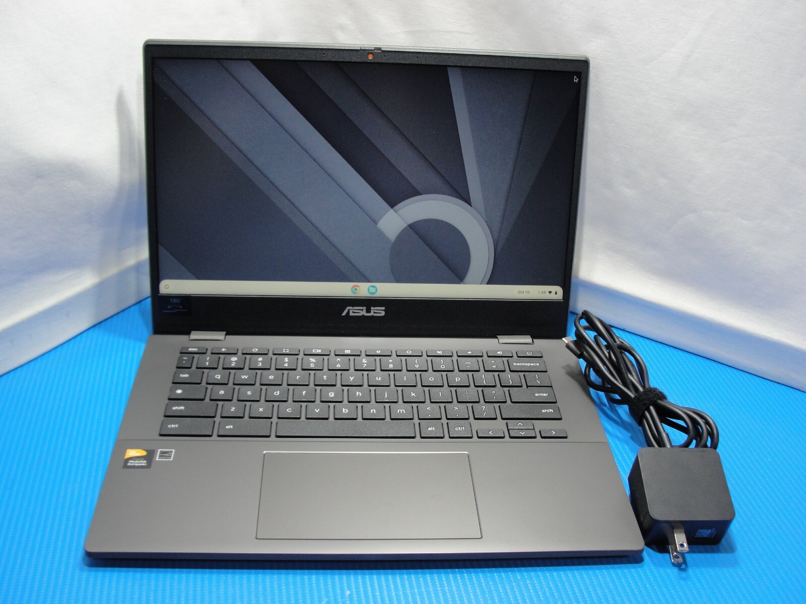 Asus Chromebook CM1402CM2A-DS44 14″ MTK 520 2GHz 4GB 64GB Charger PWR battery