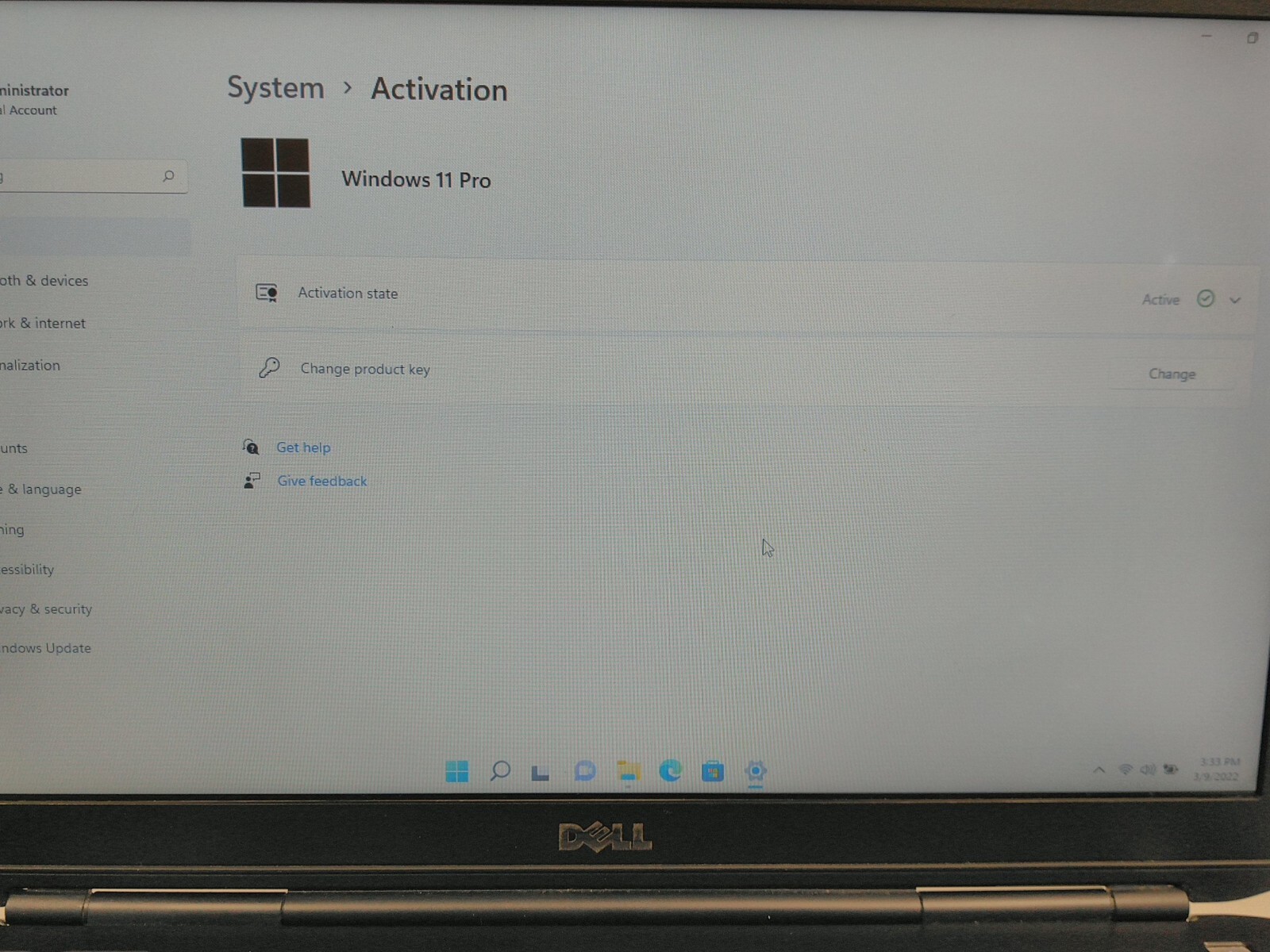 Dell latitude E5530 15.6” i5-3210M 2.5ghz 8gb ram 128gb ssd w11p charger FSYQFS1