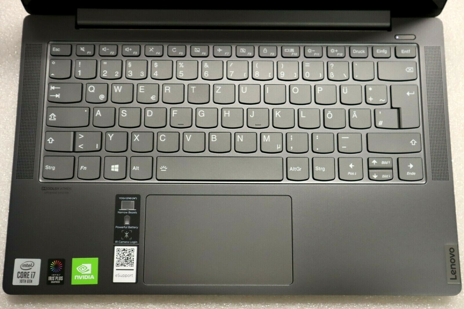 LENOVO YOGA S740 i7-QUAD IRIS+ MX250 16GB 1TB SSD FHD WIN GAR CAPTAIN LAPTOP