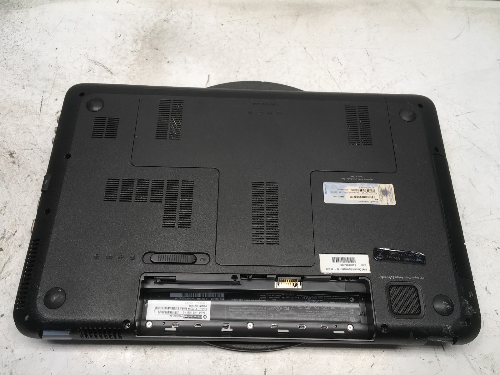 HP Pavilion DV7-6B55DX Intel i5-2430M 2.4GHz 8 GB NO HDD